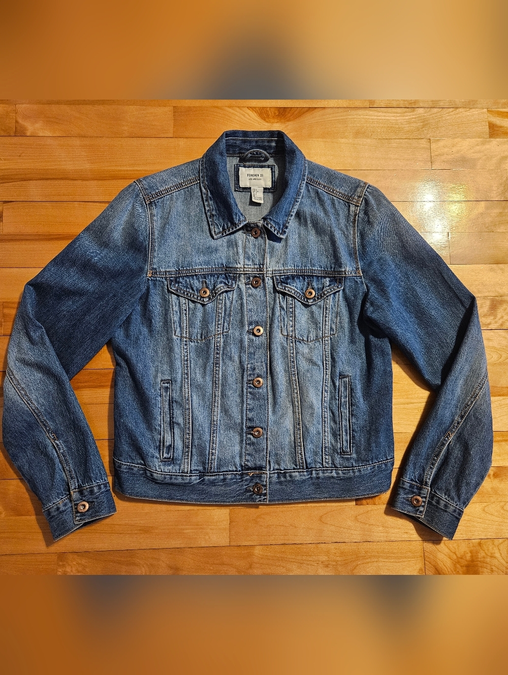 Jean Jacket Forever 21 Women's Size L